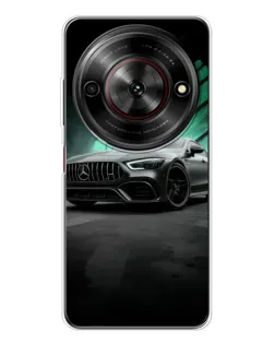 Чехол для ZTE Nubia Focus 5G с картинкой «Темный Mercedes AMG»