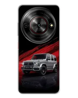 Чехол для ZTE Nubia Focus 5G с картинкой «Mercedes G-Class красный»