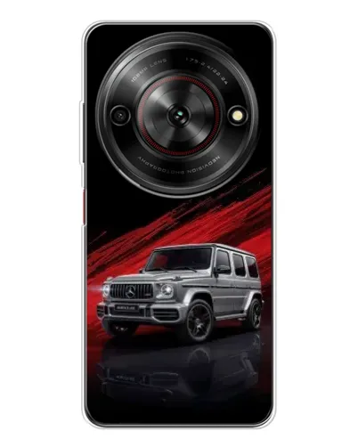 Чехол для ZTE Nubia Focus 5G с картинкой «Mercedes G-Class красный»