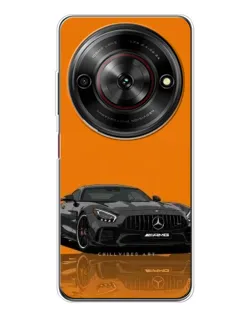 Чехол для ZTE Nubia Focus 5G с картинкой «Оранжевый Mercedes AMG»
