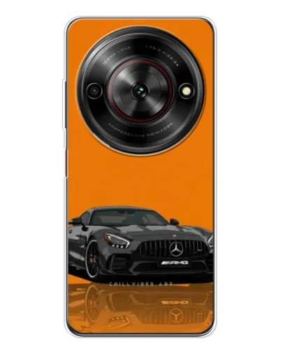 Чехол для ZTE Nubia Focus 5G с картинкой «Оранжевый Mercedes AMG»
