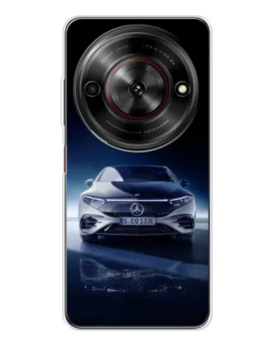 Чехол для ZTE Nubia Focus 5G с картинкой «Ночной Mercedes EQ»