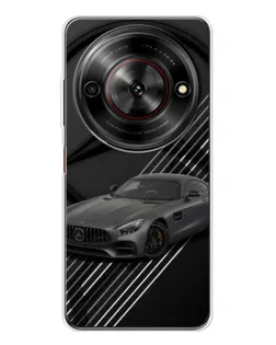 Чехол для ZTE Nubia Focus 5G с картинкой «Mercedes AMG — графика»