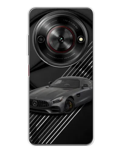 Чехол для ZTE Nubia Focus 5G с картинкой «Mercedes AMG — графика»
