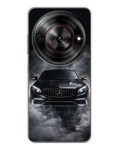 Чехол для ZTE Nubia Focus 5G с картинкой «Mercedes в дыму»