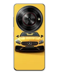 Чехол для ZTE Nubia Focus 5G с картинкой «Желтый Mercedes GT»