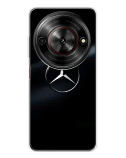Чехол для ZTE Nubia Focus 5G с картинкой «Mercedes на металле»