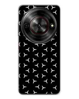 Чехол для ZTE Nubia Focus 5G с картинкой «Mercedes паттерн звезд»