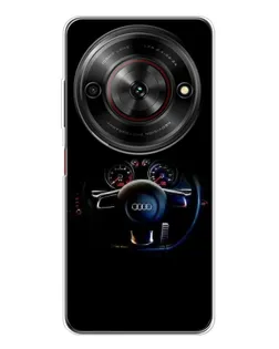 Чехол для ZTE Nubia Focus 5G с картинкой «Салон Audi — руль»