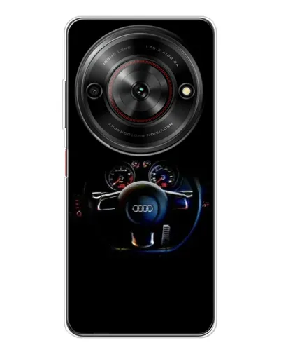 Чехол для ZTE Nubia Focus 5G с картинкой «Салон Audi — руль»