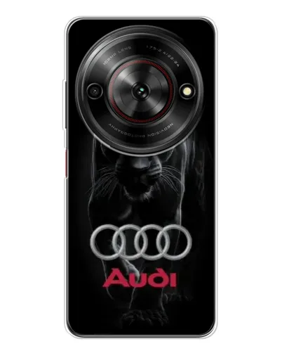 Чехол для ZTE Nubia Focus 5G с картинкой «Пантера и Audi»
