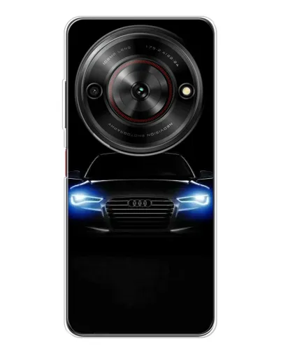 Чехол для ZTE Nubia Focus 5G с картинкой «Audi в неоне»
