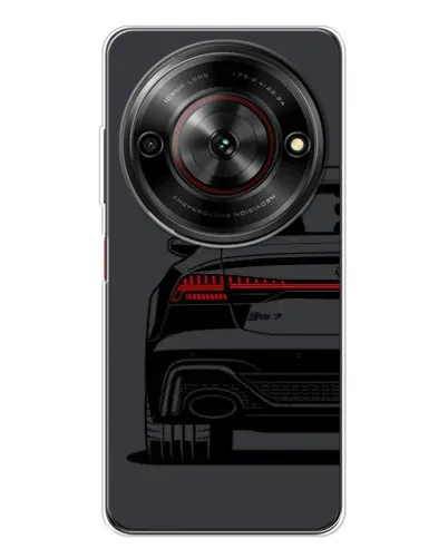Чехол для ZTE Nubia Focus 5G с картинкой «Задняя часть Audi — арт»