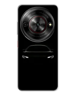 Чехол для ZTE Nubia Focus 5G с картинкой «Взгляд Audi в темноте»