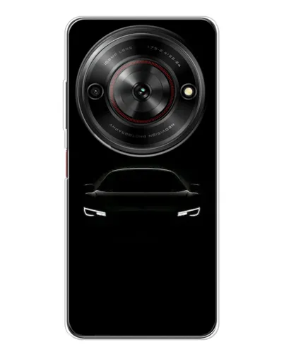 Чехол для ZTE Nubia Focus 5G с картинкой «Взгляд Audi в темноте»