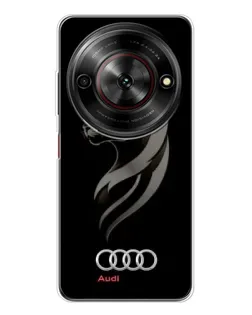 Чехол для ZTE Nubia Focus 5G с картинкой «Графика — пантера и Audi»