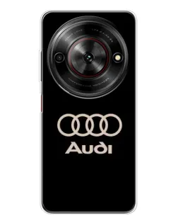 Чехол для ZTE Nubia Focus 5G с картинкой «Audi — золотой логотип»
