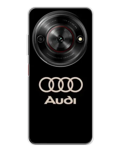 Чехол для ZTE Nubia Focus 5G с картинкой «Audi — золотой логотип»