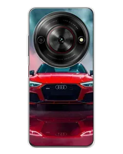 Чехол для ZTE Nubia Focus 5G с картинкой «Audi RS — красный стиль»