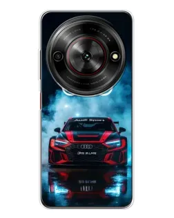 Чехол для ZTE Nubia Focus 5G с картинкой «Audi Sport — неон»