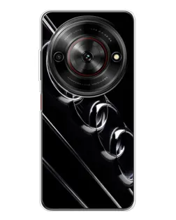 Чехол для ZTE Nubia Focus 5G с картинкой «Audi — абстрактные кольца»