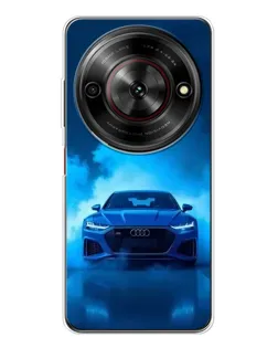 Чехол для ZTE Nubia Focus 5G с картинкой «Audi — голубая энергия»