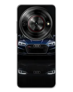 Чехол для ZTE Nubia Focus 5G с картинкой «Audi — ночное отражение»