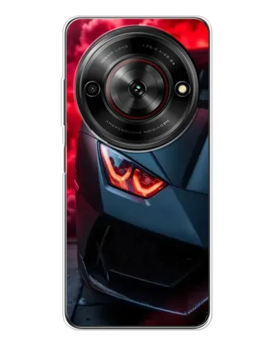 Чехол для ZTE Nubia Focus 5G с картинкой «Lamborghini красное сияние»