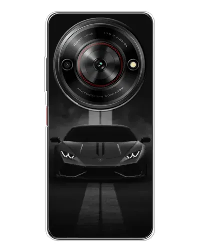 Чехол для ZTE Nubia Focus 5G с картинкой «Lamborghini симметрия дорог»
