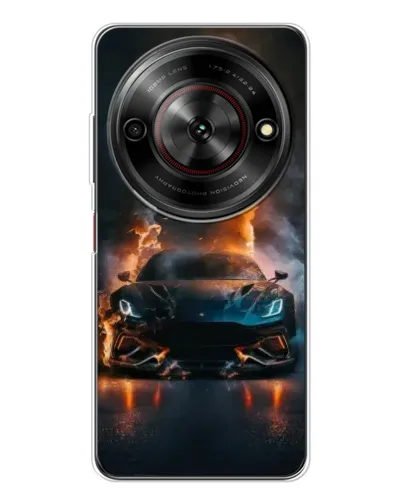 Чехол для ZTE Nubia Focus 5G с картинкой «Lamborghini дымная эстетика»