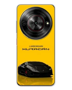 Чехол для ZTE Nubia Focus 5G с картинкой «Lamborghini Huracan черный»