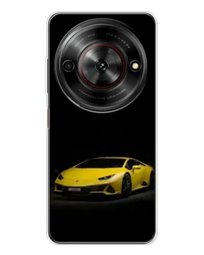 Чехол для ZTE Nubia Focus 5G с картинкой «Lamborghini желтый акцент»