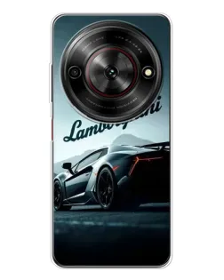 Чехол для ZTE Nubia Focus 5G с картинкой «Классическая надпись Lamborghini»