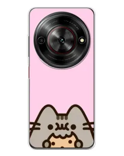 Чехол для ZTE Nubia Focus 5G с картинкой «Pusheen и печенье»