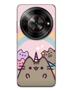 Чехол для ZTE Nubia Focus 5G с картинкой «Единорог Pusheen»