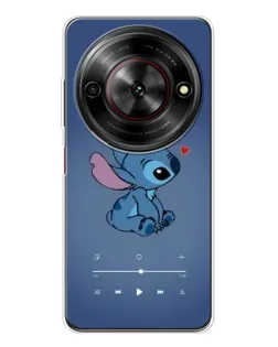 Чехол для ZTE Nubia Focus 5G с картинкой «Музыкальный Stitch»