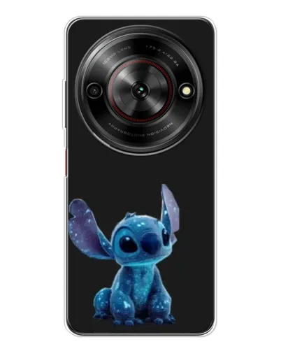 Чехол для ZTE Nubia Focus 5G с картинкой «Стич на черном»