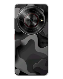 Чохол для ZTE Nubia Focus 5G з картинкою «Темний абстрактний камуфляж» Чохол для ZTE Nubia Focus 5G з картинкою «Темний абстрактний камуфляж»