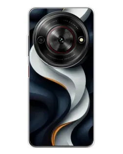 Чохол для ZTE Nubia Focus 5G з картинкою «Об'ємні чорно-білі стрічки» Чохол для ZTE Nubia Focus 5G з картинкою «Об'ємні чорно-білі стрічки»