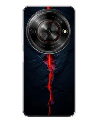 Чехол для ZTE Nubia Focus 5G с картинкой «Kрасная лавовая трещина» Чехол для ZTE Nubia Focus 5G с картинкой «Kрасная лавовая трещина»
