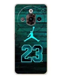 Чехол для ZTE Nubia Focus Pro с картинкой «Jordan Cyan 23»