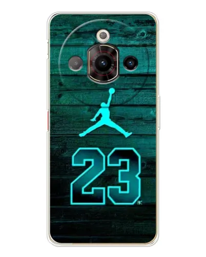 Чехол для ZTE Nubia Focus Pro с картинкой «Jordan Cyan 23»