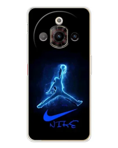Чехол для ZTE Nubia Focus Pro с картинкой «Jordan Neon Blue»