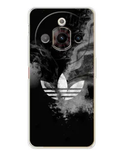Чехол для ZTE Nubia Focus Pro с картинкой «Абстрактный дым Adidas»