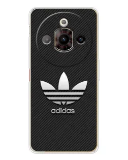 Чехол для ZTE Nubia Focus Pro с картинкой «Adidas Карбоновая текстура»