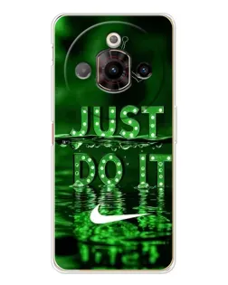 Чехол для ZTE Nubia Focus Pro с картинкой «Зеленый неоновый Nike»