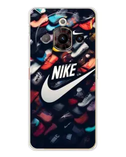 Чехол для ZTE Nubia Focus Pro с картинкой «Коллекция кроссовок Nike»