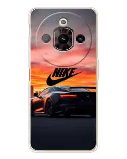 Чехол для ZTE Nubia Focus Pro с картинкой «Nike и суперкар»