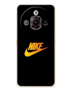 Чехол для ZTE Nubia Focus Pro с картинкой «Золотой логотип Nike»