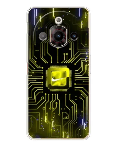 Чехол для ZTE Nubia Focus Pro с картинкой «Nike — золотая искра» Чехол для ZTE Nubia Focus Pro с картинкой «Nike — золотая искра»